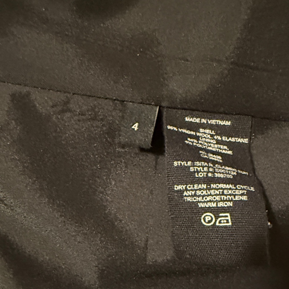 Theory Black Tailored Blazer - Picture 3 of 4